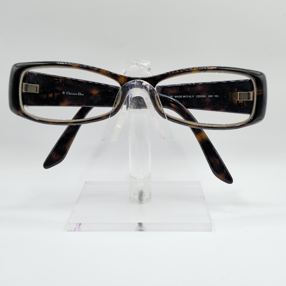 Christian Dior Havana Brown & Gold Eyeglass Frames
